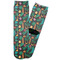 Hawaiian Masks Adult Crew Socks - Single Pair - Front and Back