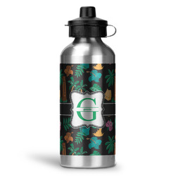 Hawaiian Masks Water Bottle - Aluminum - 20 oz (Personalized)