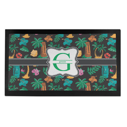 Hawaiian Masks Bar Mat - Small (Personalized)