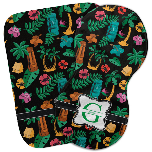 Custom Hawaiian Masks Burp Cloth (Personalized)