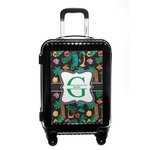 Hawaiian Masks Carry On Hard Shell Suitcase (Personalized)