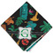 Hawaiian Masks Cloth Napkins - Personalized Dinner (Folded Four Corners)