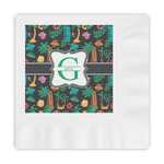 Hawaiian Masks Embossed Decorative Napkins (Personalized)