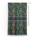 Hawaiian Masks Curtain - 50"x84" Panel