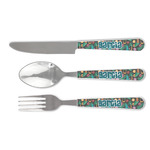 Hawaiian Masks Cutlery Set (Personalized)