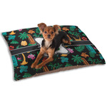 Hawaiian Masks Dog Bed - Small w/ Name and Initial