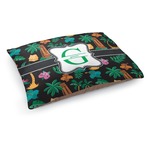 Hawaiian Masks Dog Bed - Medium w/ Name and Initial