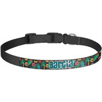 Hawaiian Masks Dog Collar - Large (Personalized)