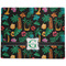 Hawaiian Masks Dog Food Mat - Large without Bowls