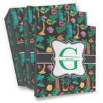 Hawaiian Masks 3 Ring Binder - Full Wrap (Personalized)