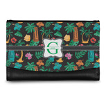 Hawaiian Masks Genuine Leather Women's Wallet - Small (Personalized)