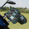 Hawaiian Masks Golf Club Cover - Set of 9 - On Clubs