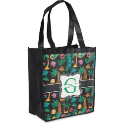 Hawaiian Masks Grocery Bag (Personalized)