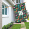 Hawaiian Masks House Flags - Single Sided - LIFESTYLE