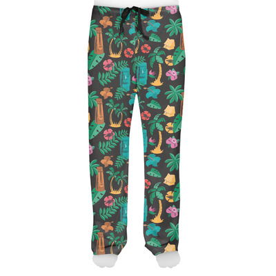 Hawaiian Masks Mens Pajama Pants - L (Personalized) - YouCustomizeIt