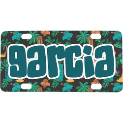 Hawaiian Masks Mini/Bicycle License Plate (Personalized)