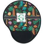 Hawaiian Masks Mouse Pad with Wrist Support