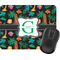 Hawaiian Masks Rectangular Mouse Pad