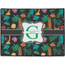 Hawaiian Masks Door Mat - 24"x18" (Personalized)