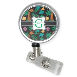 Hawaiian Masks Retractable Badge Reel (Personalized)