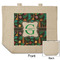 Hawaiian Masks Reusable Cotton Grocery Bag - Front & Back View