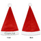 Hawaiian Masks Santa Hats - Front and Back (Single Print) APPROVAL