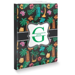 Hawaiian Masks Softbound Notebook - 7.25" x 10" (Personalized)