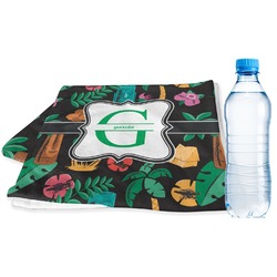 Hawaiian Masks Sports & Fitness Towel (Personalized)