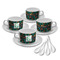 Hawaiian Masks Tea Cup - Set of 4