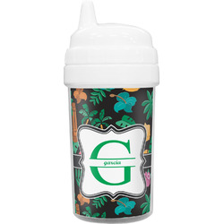 Hawaiian Masks Toddler Sippy Cup (Personalized)