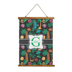 Hawaiian Masks Wall Hanging Tapestry - Tall (Personalized)