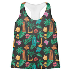 Hawaiian Masks Womens Racerback Tank Top - Medium