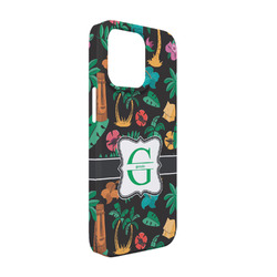 Hawaiian Masks iPhone Case - Plastic - iPhone 13 Pro (Personalized)