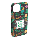 Hawaiian Masks iPhone Case - Plastic - iPhone 15 Pro Max (Personalized)