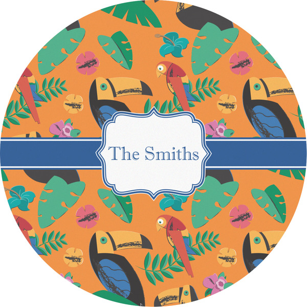 Custom Toucans Multipurpose Round Labels - 2" (Personalized)