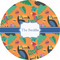 Toucans 2" Multipurpose Round Labels - Single Sticker