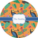 Toucans Multipurpose Round Labels - Custom Sized (Personalized)