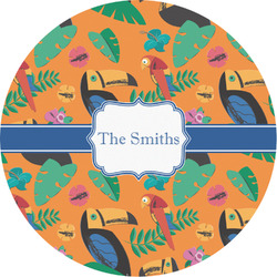 Toucans Multipurpose Round Labels - Custom Sized (Personalized)