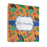 Toucans 3 Ring Binder - Full Wrap - 1" (Personalized)