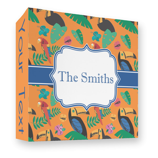 Custom Toucans 3 Ring Binder - Full Wrap - 3" (Personalized)