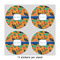 Toucans 4" Multipurpose Round Labels - Sheet