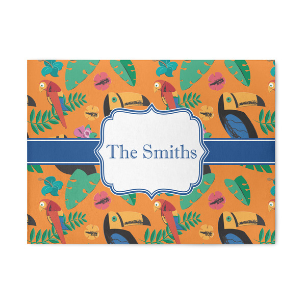 Custom Toucans 5' x 7' Patio Rug (Personalized)