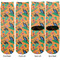 Toucans Adult Crew Socks - Double Pair - Front and Back - Apvl