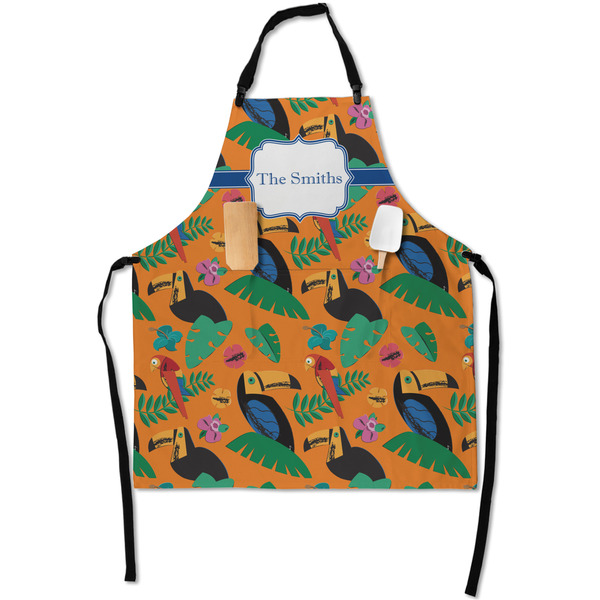 Custom Toucans Apron With Pockets w/ Name or Text