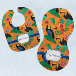 Toucans Baby Bib & Burp Set w/ Name or Text