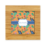 Toucans Bamboo Trivet with Ceramic Tile Insert (Personalized)