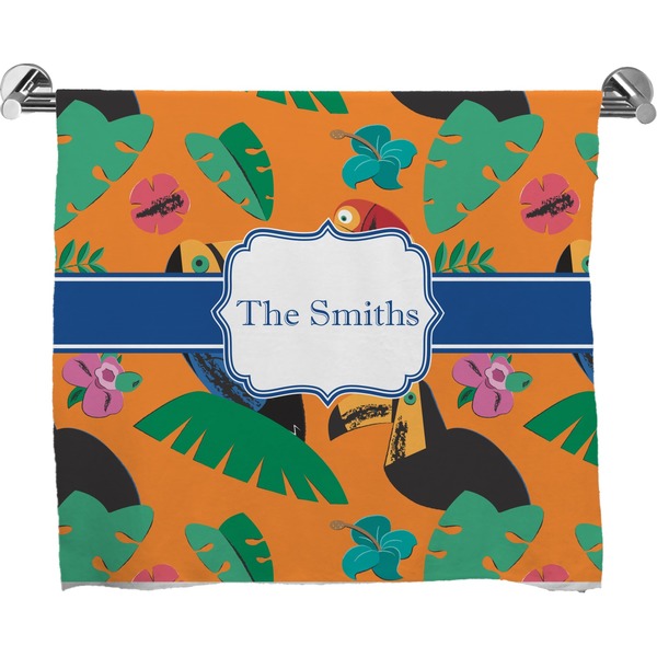 Custom Toucans Bath Towel (Personalized)