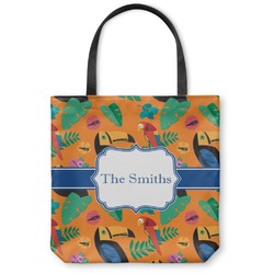 Toucans Canvas Tote Bag - Small - 13"x13" (Personalized)