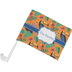 Toucans Car Flag - Small w/ Name or Text