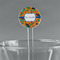 Toucans Clear Plastic 7" Stir Stick - Round - Main